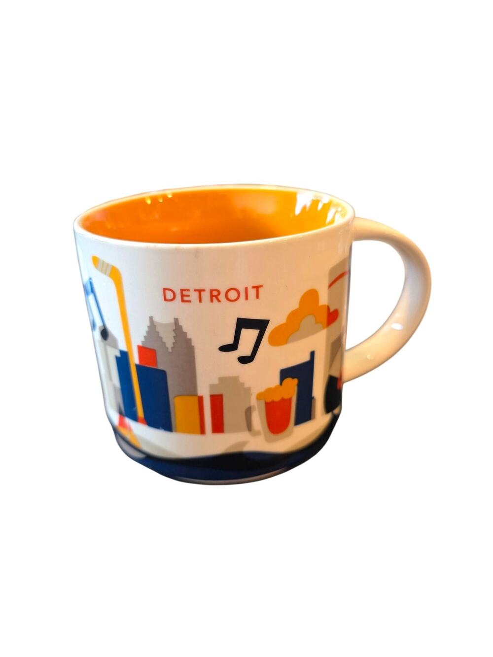 Starbucks Detroit Michigan You are Here Coffee Tea Mug 2015 Collectible